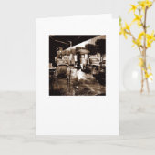 Unter dem Regenschirm Karte (Gelbe Blume)