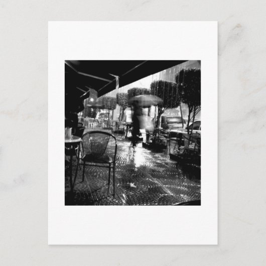 Unter dem Regenschirm Postkarte (Vorderseite)