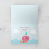 Unter dem Rosa Whale Danke, dass du die Karte gefa (Innenseite)