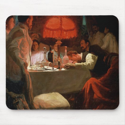 Unter dem roten Licht c.1910 Mousepad (Vorne)