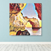 Unter dem Salzwasser Leinwanddruck (Insitu (Holzboden))