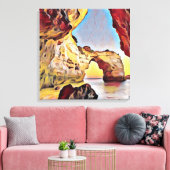 Unter dem Salzwasser Leinwanddruck (Insitu (Wohnzimmer))