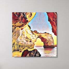 Unter dem Salzwasser Leinwanddruck