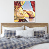 Unter dem Salzwasser Leinwanddruck (Insitu (Schlafzimmer))