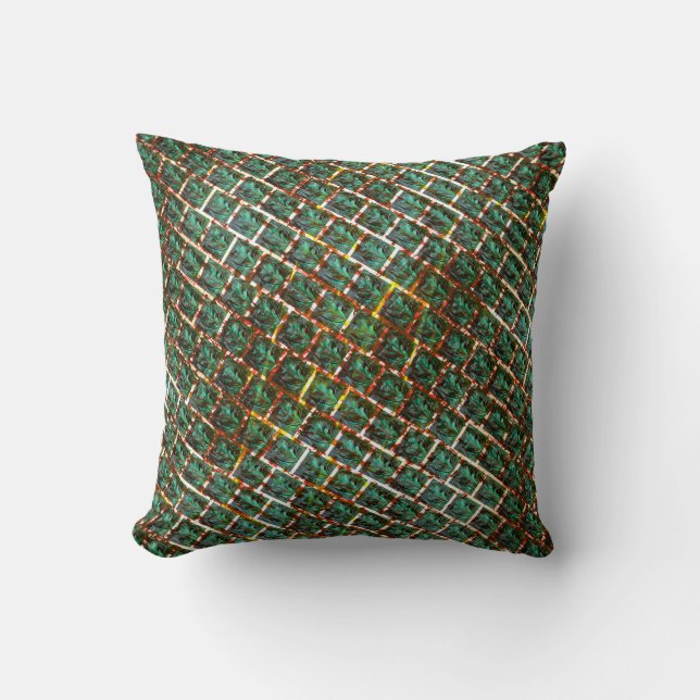 Unter dem schmutzigen und rostigen Grill Kissen (Vorderseite)