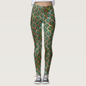 Unter dem schmutzigen und rostigen Grill Leggings (Vorderseite)