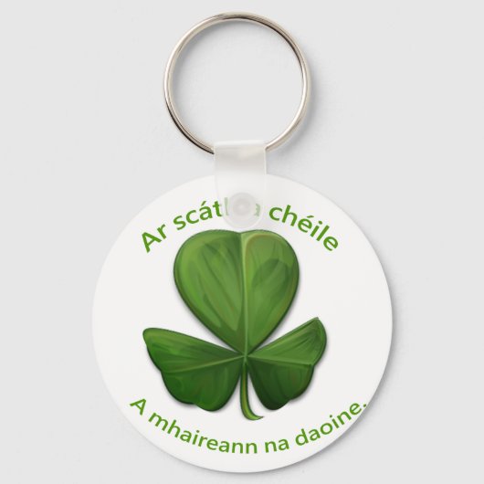 Unter dem Schutz der anderen überleben Menschen Schlüsselanhänger (Vorderseite)