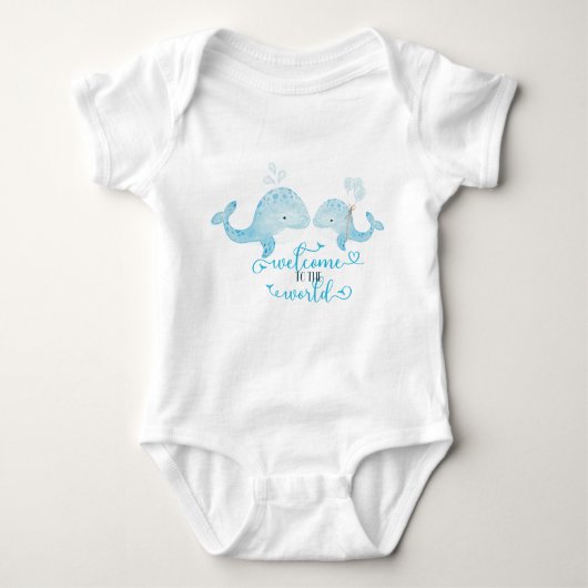 Unter dem Sea Baby Bodysuit Baby Strampler (Vorderseite)