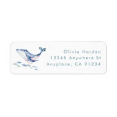 Unter dem Sea Baby Shower Address Label (Vorne)