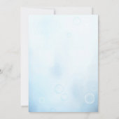 Unter dem Sea Baby Shower Einladungen Ocean Beach (Rückseite)