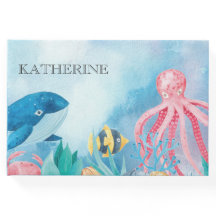 Unter dem Sea Baby Shower Guest Book