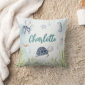 Unter dem Sea Baby Shower Kinderzimmer Kissen (Decke)