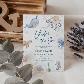 Unter dem Sea Baby Shower Party Einladung