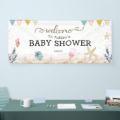 Unter dem Sea Baby Shower Willkommensbanner Banner (Messe)