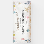 Unter dem Sea Baby Shower Willkommensbanner Banner (Vertikal)