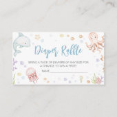 Unter dem Sea Baby Shower Windschutzscheibe Begleitkarte (Vorderseite)