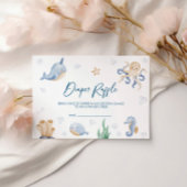 Unter dem Sea Baby Shower Windschutzscheibe Begleitkarte