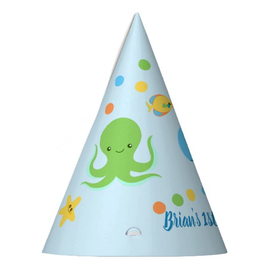 Unter dem Sea Birthday Party Hut Partyhütchen (Links)
