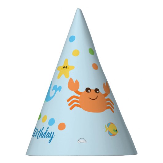 Unter dem Sea Birthday Party Hut Partyhütchen (Rechts)