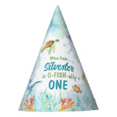 Unter dem Sea Birthday Party Hut Partyhütchen (Vorderseite)