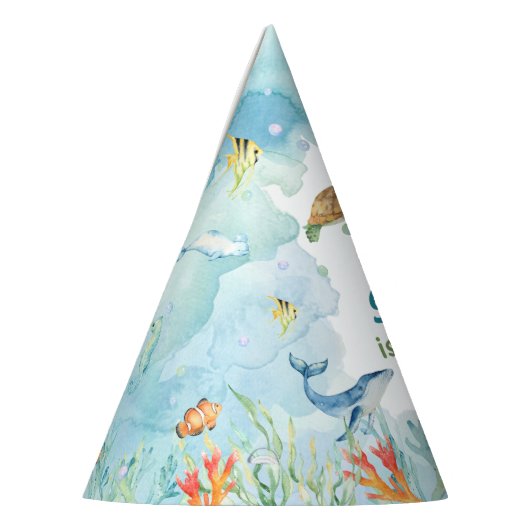 Unter dem Sea Birthday Party Hut Partyhütchen (Links)