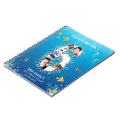Unter dem Sea Foto Big 6th Birthday Gästebuch Notizblock (Linke Seite)