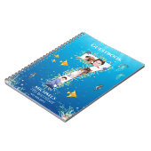 Unter dem Sea Foto Big 7th Birthday Gästebuch Notizblock (Linke Seite)