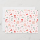 Unter dem Sea Girl Birthday Party Foto Einladung (Rückseite)