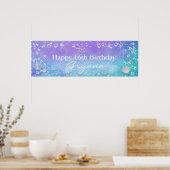 Unter dem Sea Magical Birthday Party Banner Poster (Küche)