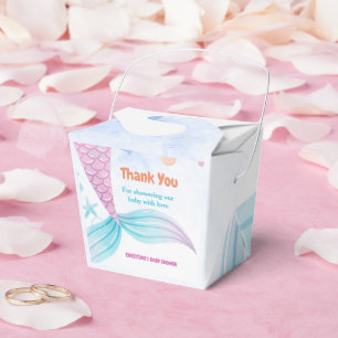 Unter dem Sea Mermaid Baby Dusche Party Geschenkschachtel
