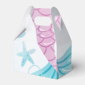 Unter dem Sea Mermaid Baby Dusche Party Geschenkschachtel (Rückseite)