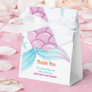 Unter dem Sea Mermaid Baby Dusche Party Geschenkschachtel