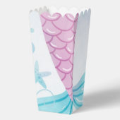 Unter dem Sea Mermaid Baby Dusche Party Geschenkschachtel (Rückseite)