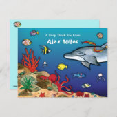 Unter dem "Sea- Ocean Life Note Card" Mitteilungskarte (Vorne/Hinten)