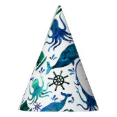 Unter dem SeeAquarell-Marineseegeburtstag Partyhütchen (Links)