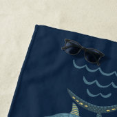 Unter dem Seefisch Strandtuch (Beispiel)