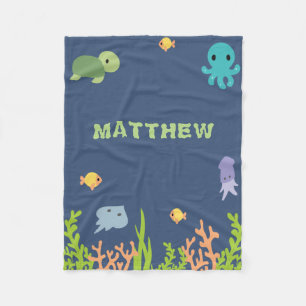 Unter dem SeeFleece-Baby/der Kinderdecke Fleecedecke