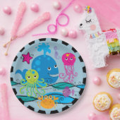 Unter dem Seegeburtstags-Papier-Teller Pappteller (Party)