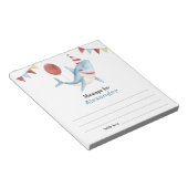 Unter dem Seehai Geburtszeitschrift Kapsel Notizblock (angewinkelt)