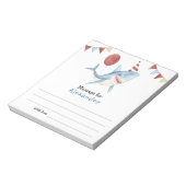 Unter dem Seehai Geburtszeitschrift Kapsel Notizblock (Rotiert)