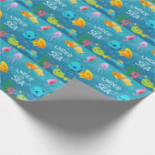 Unter dem SeePackpapier Geschenkpapier (Ecke)