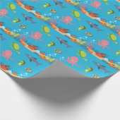 Unter dem SeePackpapier Geschenkpapier (Ecke)