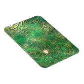 Unter dem smaragdgrünen, flexiblen Magnet (Rechte Seite)