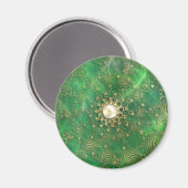 Unter dem Smaragdmeermagnet Magnet (Vorderseite/Rückseite)