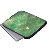 Unter dem Smaragdmeerschläfchen Laptopschutzhülle (Vorne Knopf)