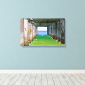 Unter dem Steg Leinwanddruck (Insitu (Holzboden))