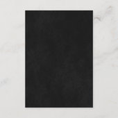 Unter dem Sternenregister Quinceañera Begleitkarte (Rückseite)