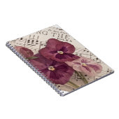 Unter dem Stiefmütterchen Notizblock (Rechte Seite)