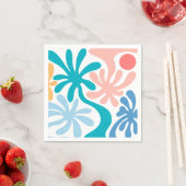 Unter dem Thema "Palms Sommer" Serviette (Beispiel)