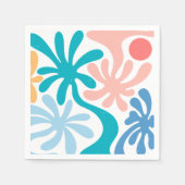 Unter dem Thema "Palms Sommer" Serviette (Vorderseite)